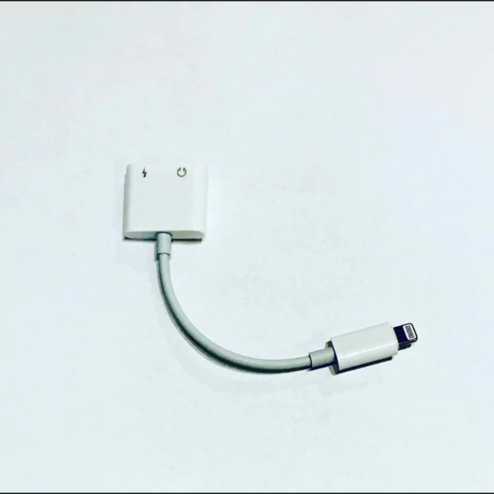 iPhone headphone and charger port